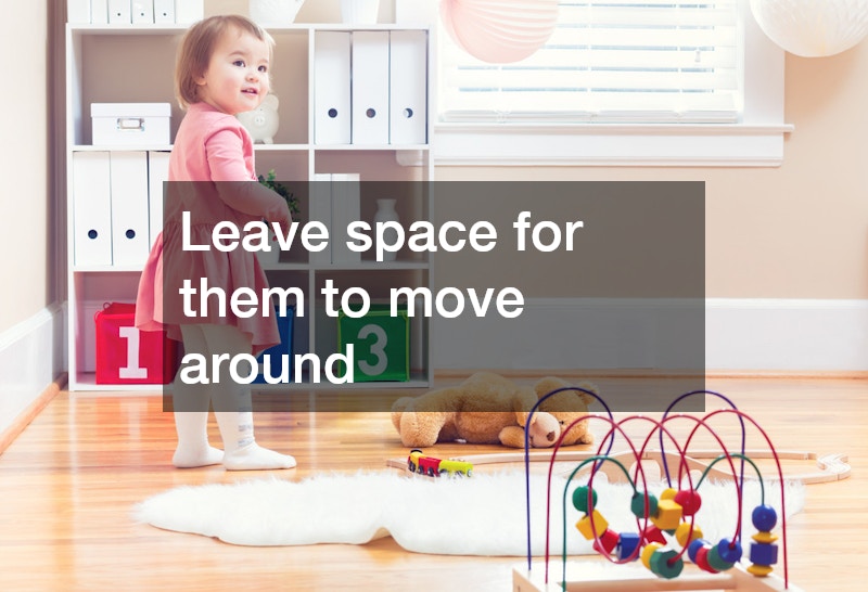 toddler in the play room